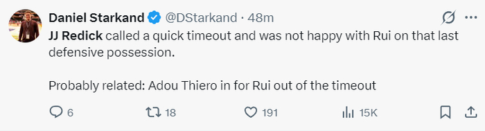 雷迪克怒斥球员引冲突 湖人首节换人频繁战术调